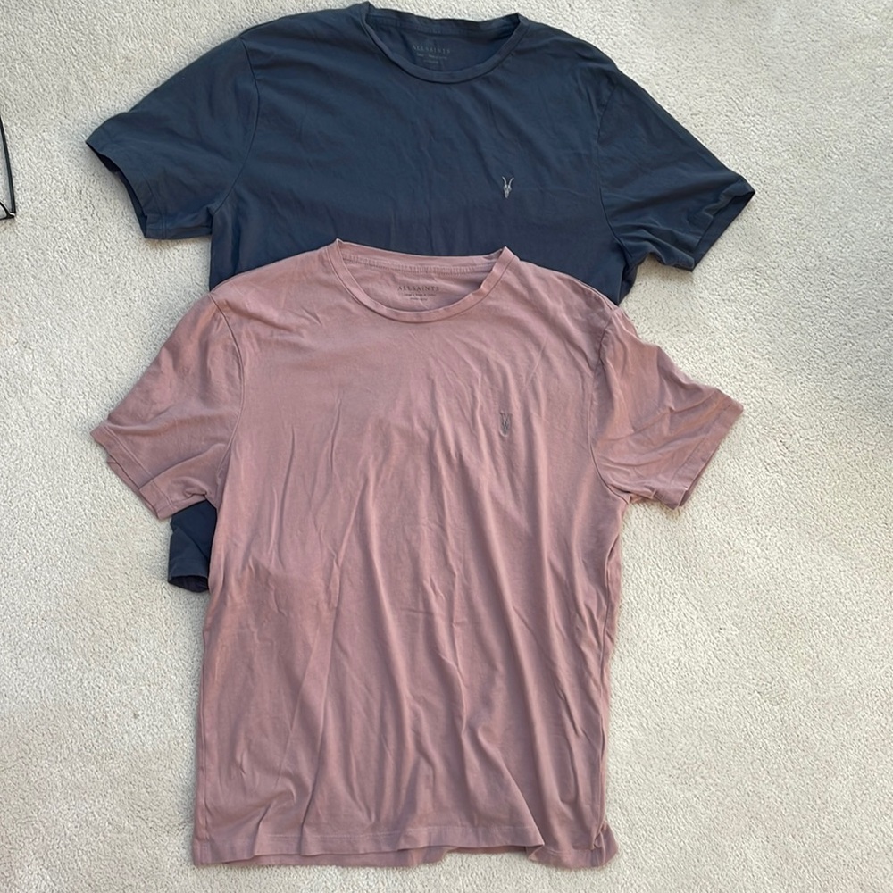 All Saints regular fit tshirts size large